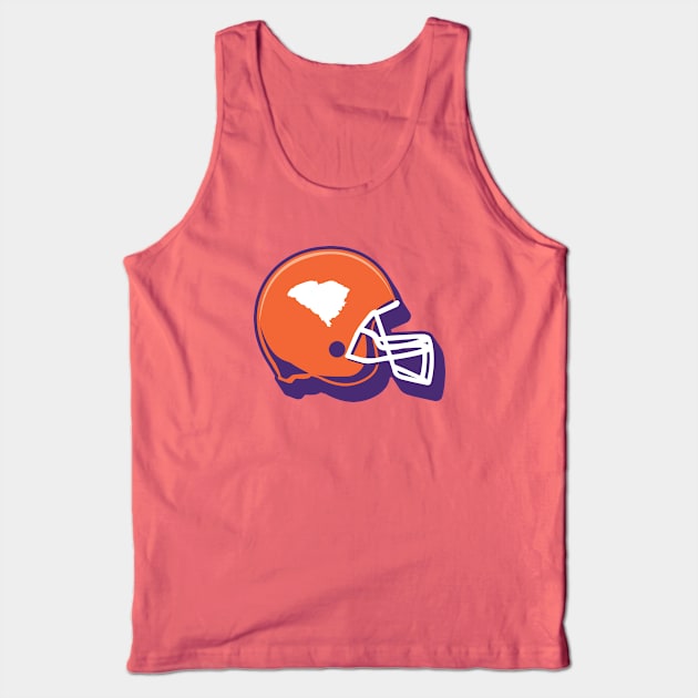 Clemson, South Carolina Football Helmet Tank Top by SLAG_Creative